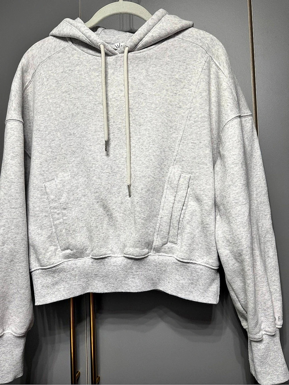 OFFLINE by Aerie Cloud Fleece Hoodie Gray XS